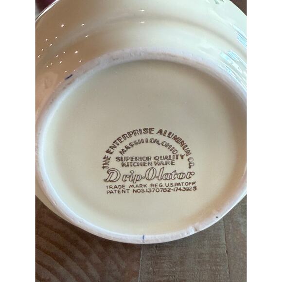 Hall China Rambling Rose Drip-O-Later Coffee Pot Ceramic Collectable KitchenWare - Picture 5 of 7